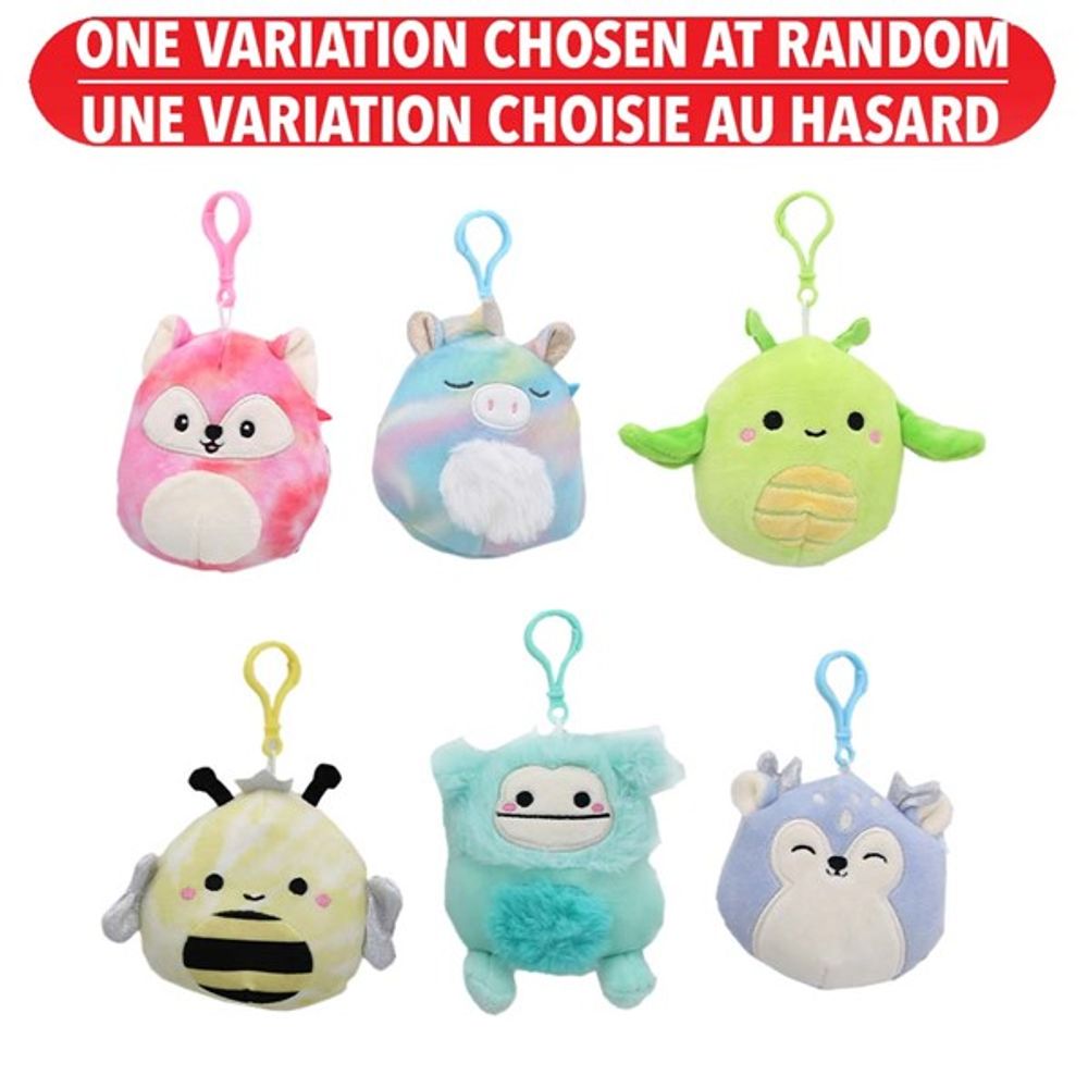 Squishmallow 3.5 Squid Clip  – One Variation Chosen at Random