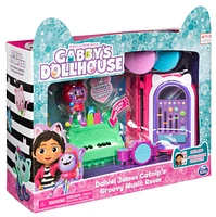 Gabby’s Dollhouse - Groovy Music Room with Daniel James Catnip Figure Playset 