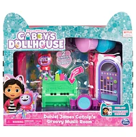 Gabby’s Dollhouse - Groovy Music Room with Daniel James Catnip Figure Playset 