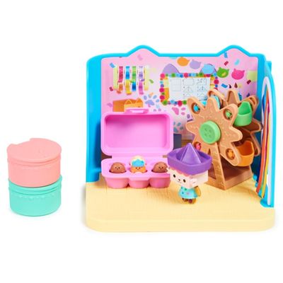Gabby's Dollhouse - Baby Box Cat Craft-A-Riffic Room with Figure Playset 