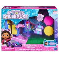 Gabby's Dollhouse - Carlita Purr-ific Play Room with Carlita Toy Car Playset 