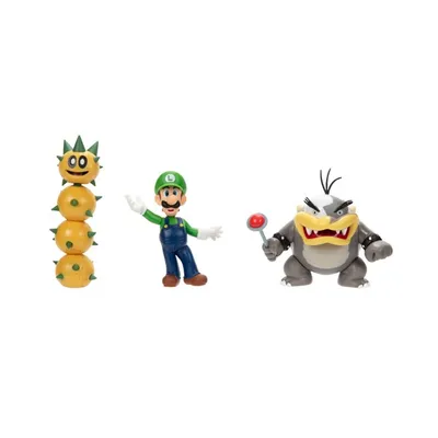 Nintendo 2.5-Inch 2-Pack Luigi and Morton with Pokey 