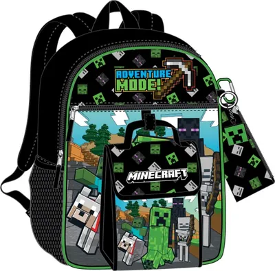 Minecraft Kids Backpack - 5pc 