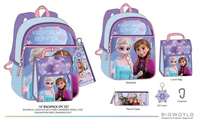 Disney: Frozen 5pc Backpack 