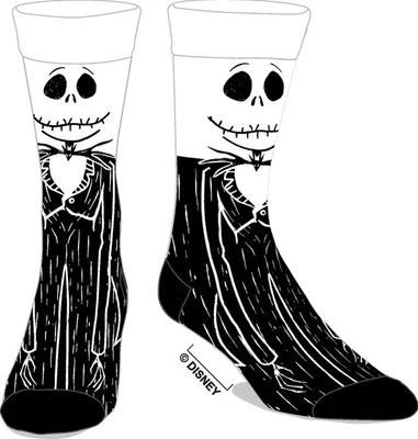 The Nightmare Before Christmas Jack 360 Mens Socks 