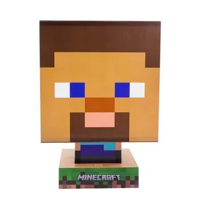 Minecraft Steve Icon Lamp 