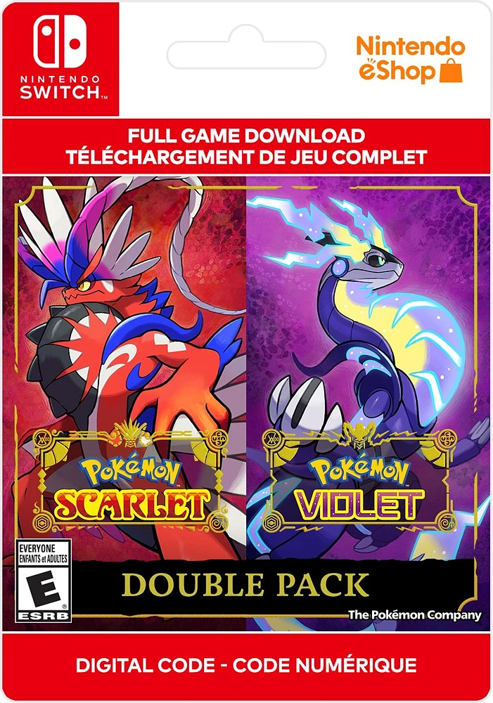 Pokémon Scarlet & Pokémon Violet Pack Double - Numérique