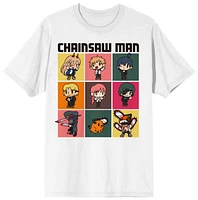 Chainsaw Man Chibi White Tee Size - L 