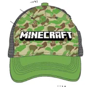 Mens Minecraft Camo Snapback 