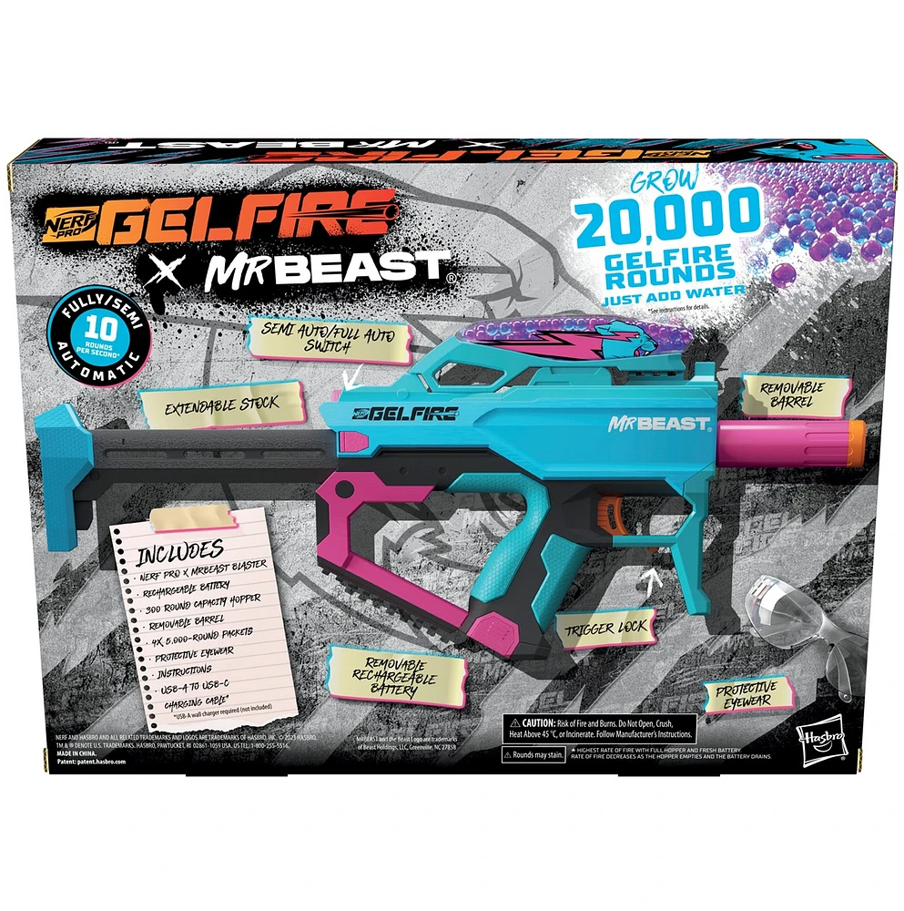 Nerf Pro Gelfire MrBeast 