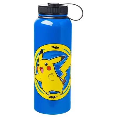 Pikachu Blue Stainless Steel Water Bottle 