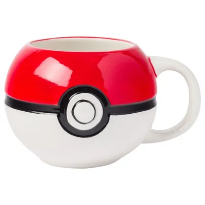 Pokémon 3D Pokeball Sculpted Mug 