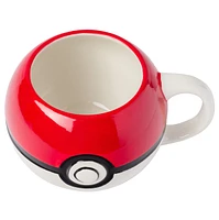 Pokémon 3D Pokeball Sculpted Mug 