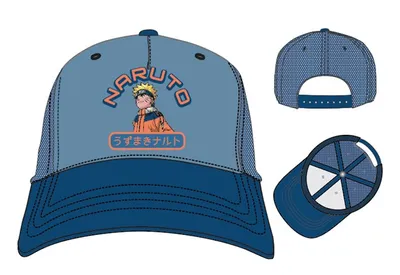 Naruto Dusty Blue Snapback Hat 