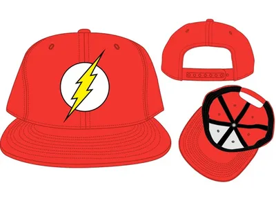 The Flash Logo Red Snapback Hat 