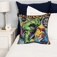 Marvel Spiderman & Hulk Décor Pillow 