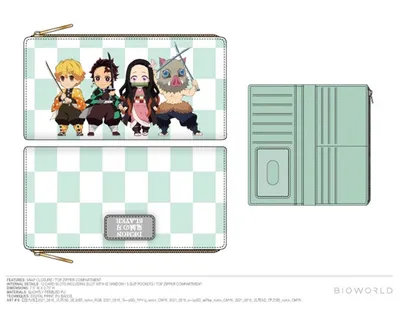 Demon Slayer - Chibi Characters Wallet 