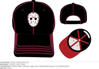 Friday the 13th Jason Mask Cap 