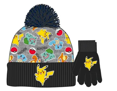 Pokémon Kids Hat & Gloves Set 