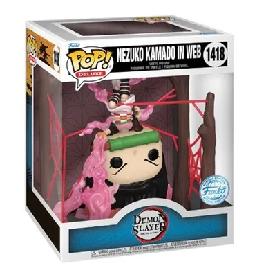 POP! Deluxe Demon Slayer Nezuko In Web (Glow in the dark) 