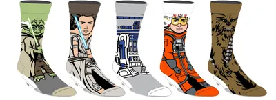 Star Wars - Rebels Mens Crew Socks - 5pk 