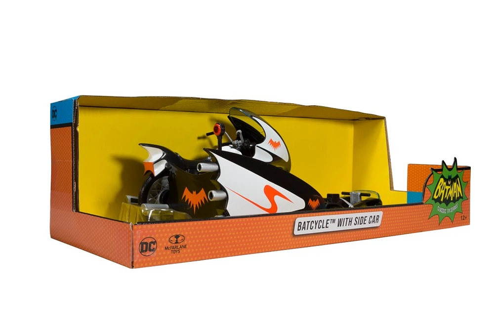 DC Retro Batman Classic TV Series: Batcycle with Side Car 