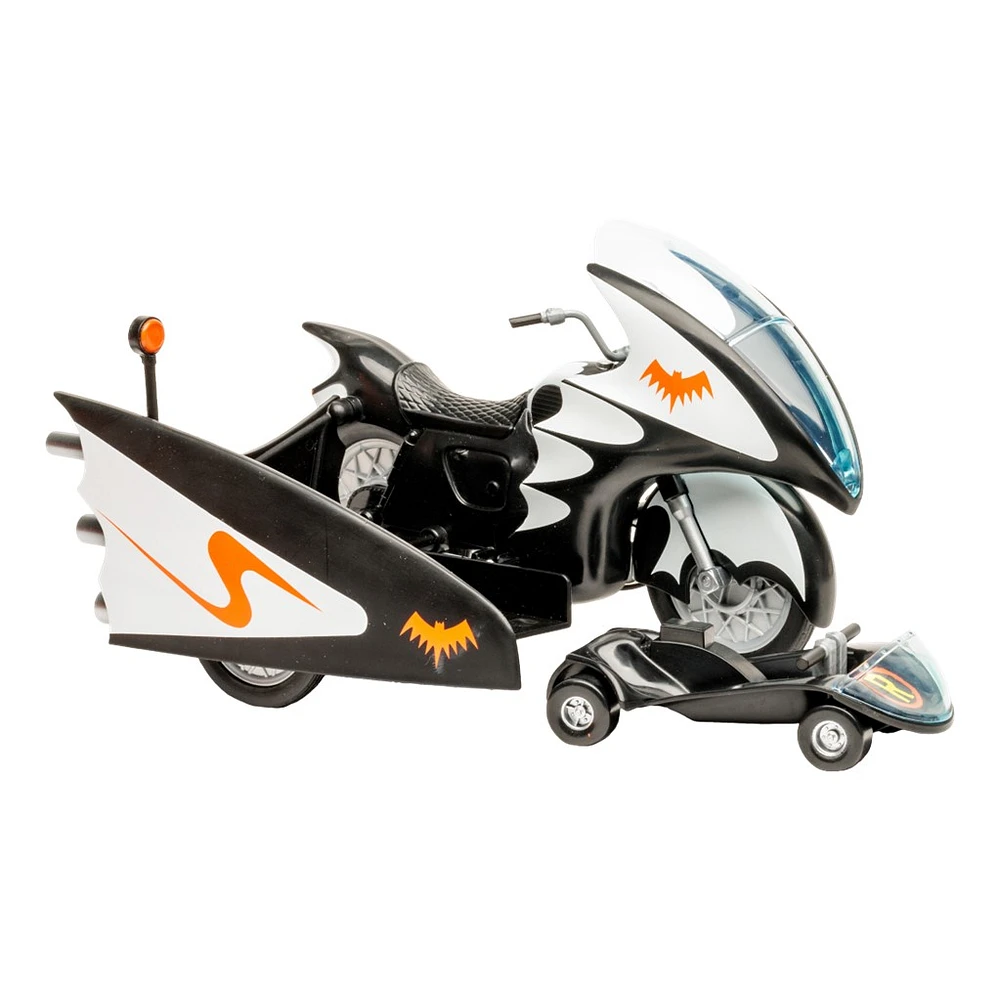 DC Retro Batman Classic TV Series: Batcycle with Side Car 