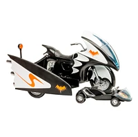 DC Retro Batman Classic TV Series: Batcycle with Side Car 