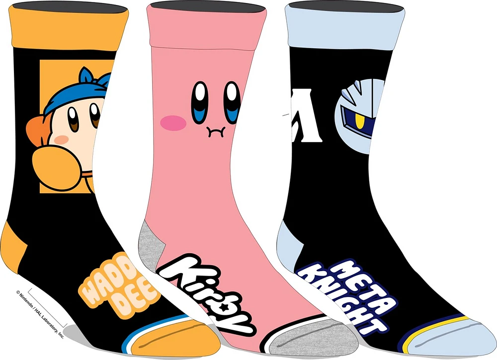 Kirby Mens Crew Socks