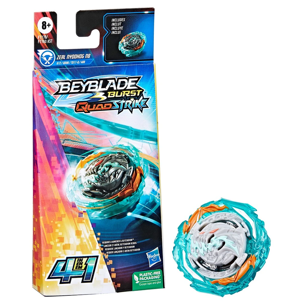 Beyblade Burst QuadStrike Single Pack – Une variation choisie au hasard