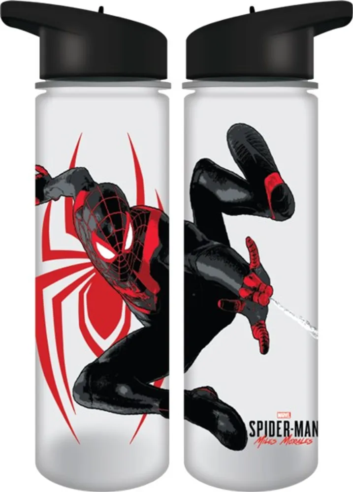 Bioworld Canada Miles Morales Plastic Water Bottle