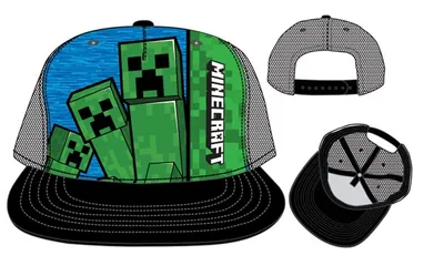 Minecraft Creeper Boys Trucker Hat 