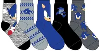 Sonic Kids Crew Socks 5 Pack 