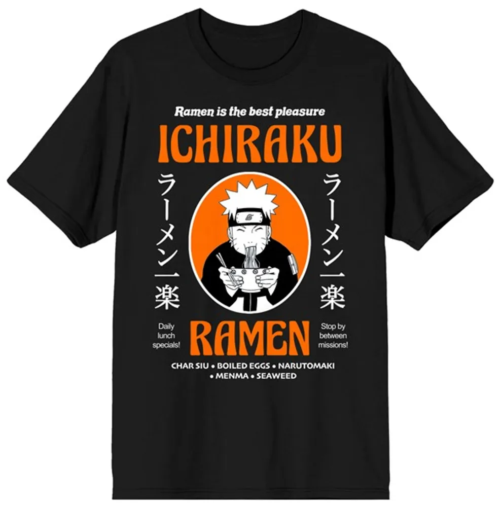 Naruto Ramen Black T-Shirt