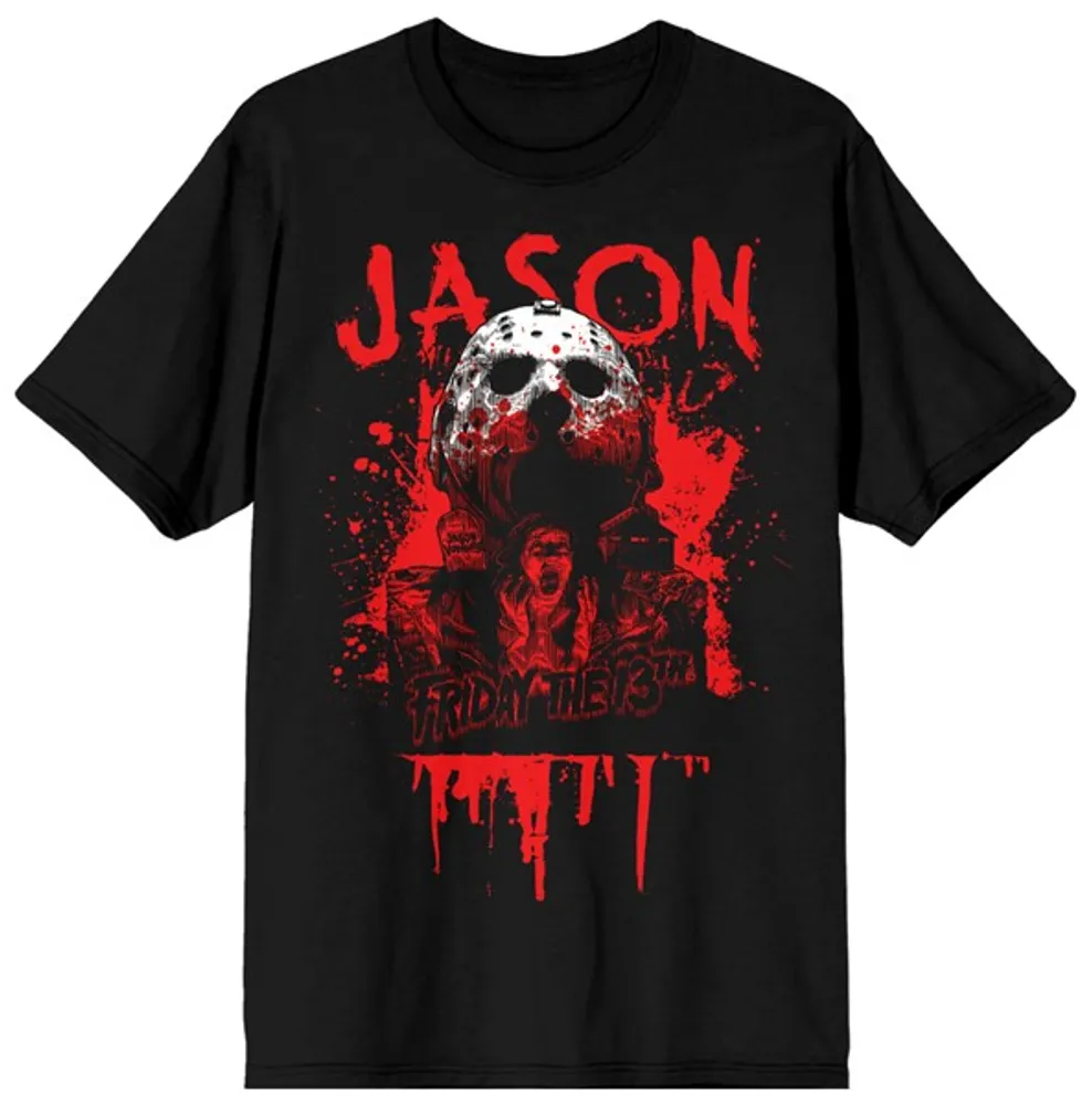 Friday the 13th : Jason Black T Shirt - S