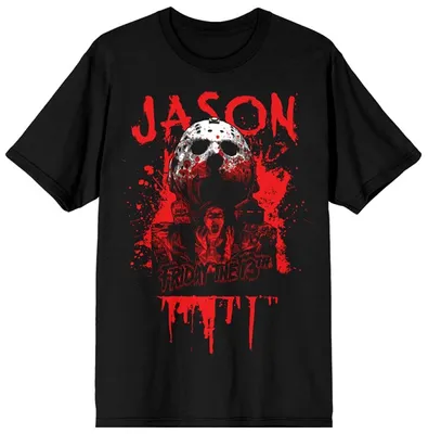 Friday the 13th : Jason Black T Shirt - S 
