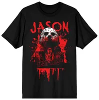Friday the 13th : Jason Black T Shirt - S 