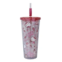 Hello Kitty Tumbler with Topper 