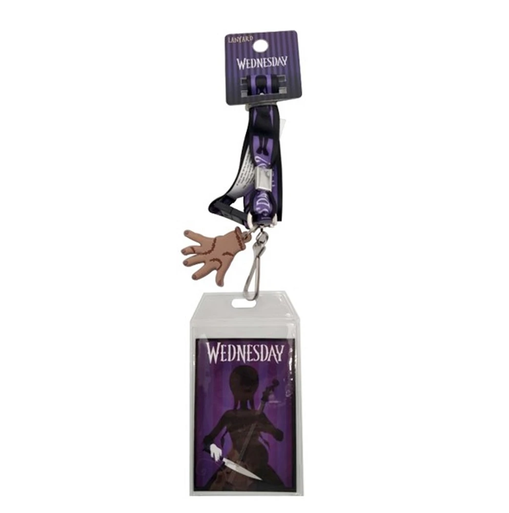Wednesday Lanyard with Charm 