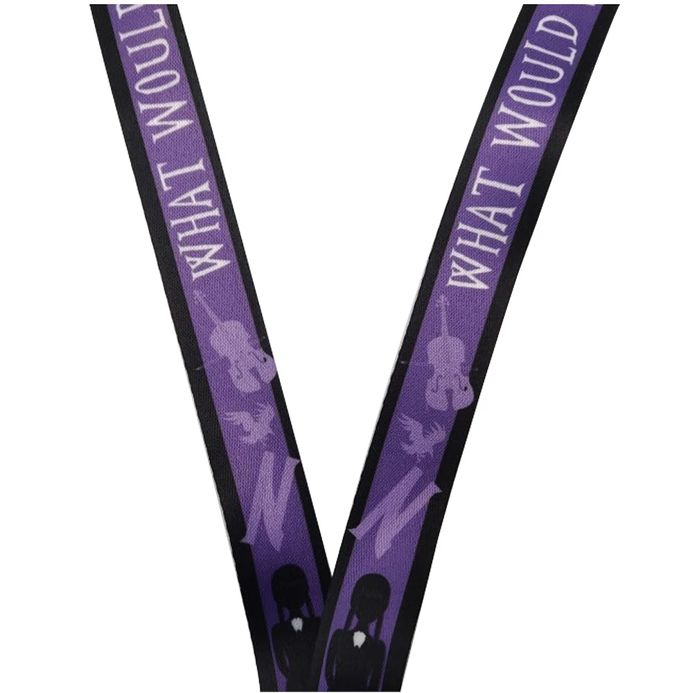 Wednesday Lanyard with Charm 