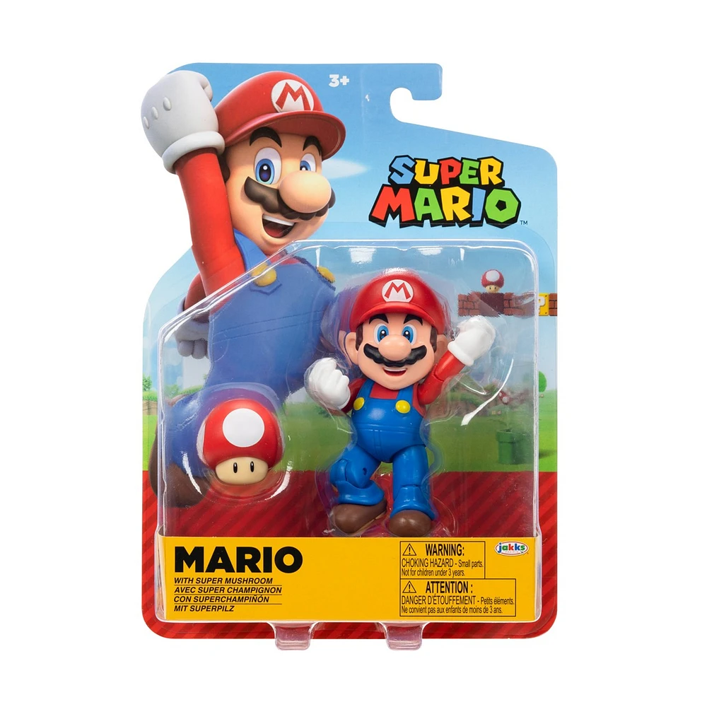 Nintendo Super Mario 4 Inch Figures Wave 33 – One Variation Chosen at Random