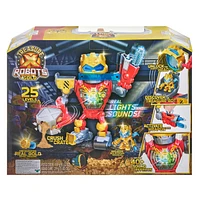 Treasure X Robots Gold - Mega Treasure Bot avec de vraies lumières et de vrais sons 