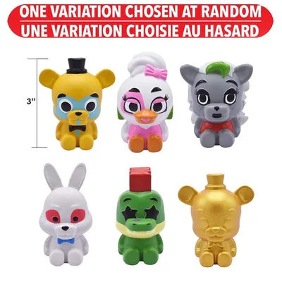 Five Nights at Freddy's Security Breach SquishMe - 1 Pack – One Variation Chosen at Random