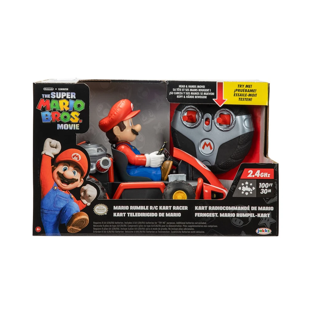 The Super Mario Bros. Movie – Mario Rumble R/C Kart Racer 