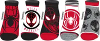 Marvel Spiderman : Miles Morales Womens Ankle Socks - 5 pack 