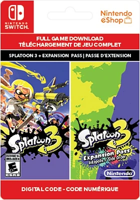 Splatoon 3 Digital Bundle (Game + Expansion Pass) - Numérique
