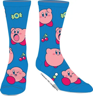 Kirby Socks - Blue 