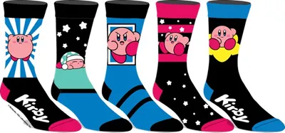 Kirby Crew Socks - 5 pack 