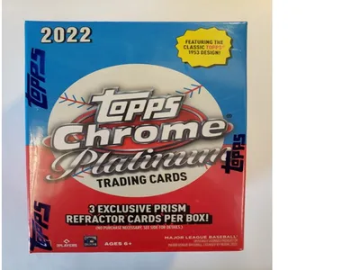2022 Topps Chrome Platinum Anniversary Baseball 8-Pack Blaster Box 