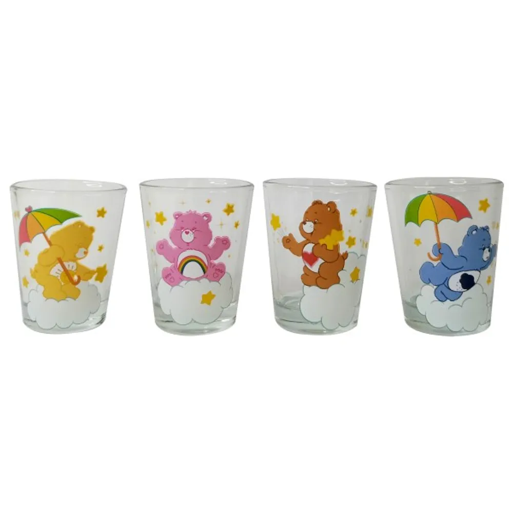 Carebears On Clouds 4 Piece Shotglass
